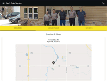 Tablet Screenshot of jimsautoservice.biz